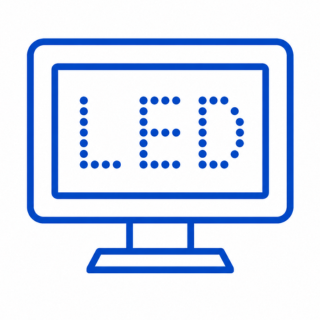 高精細屋外用大画面LEDビジョン・LEDサイネージ（東和レジスター）